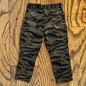 Vintage 70’s Tiger Stripes Camo Jungle Hunting Pants